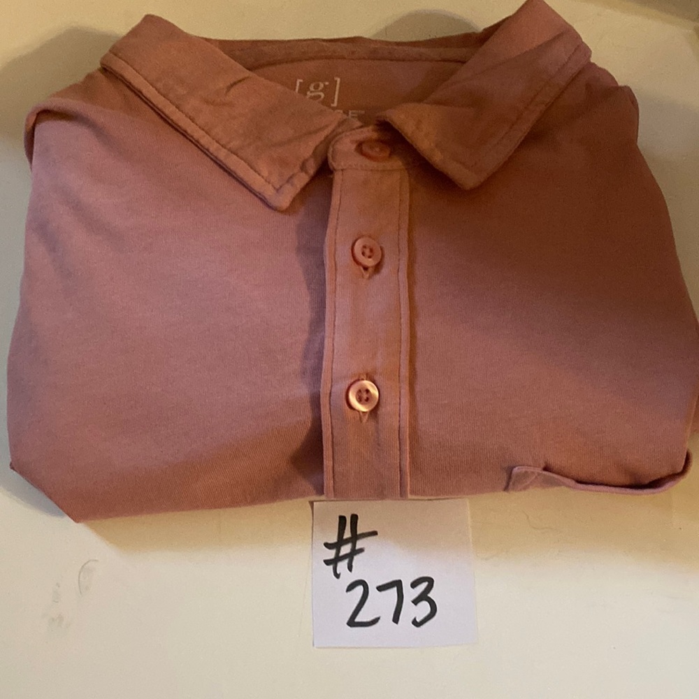 George short sleeve pink shirt. Size XL